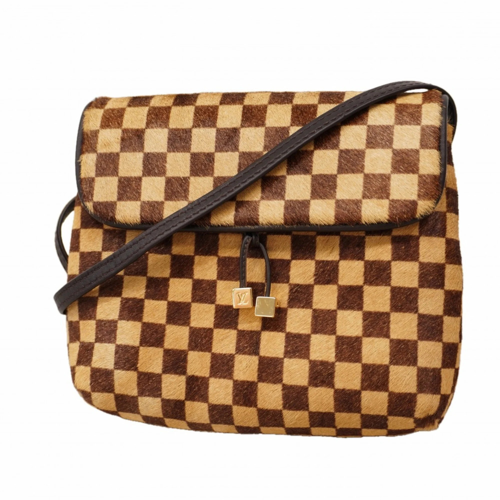 LOUIS VUITTON Authentic Brown Damier Shoulder Bag